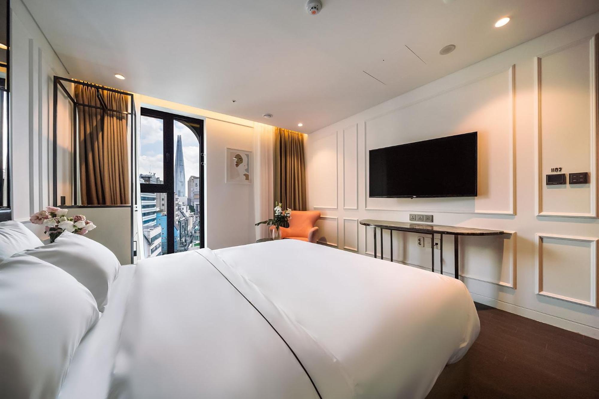 Hotel The Castle Jamsil-Sene Seoul Exterior foto